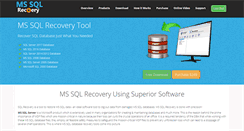 Desktop Screenshot of mssqlrecovery.org