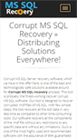 Mobile Screenshot of corrupt.mssqlrecovery.org